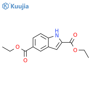 Diethyl 1H-indole-2,5-dicarboxylate structure