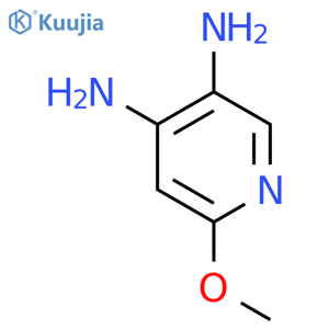 6-Methoxypyridine-3,4-diamine structure