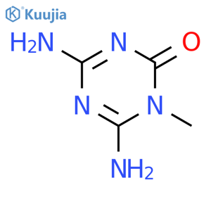 1,3,5-Triazin-2(1H)-one,4,6-diamino-1-methyl- structure