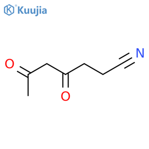 Heptanenitrile, 4,6-dioxo- (9CI) structure