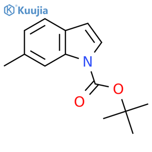 1-Boc-6-methylindole structure