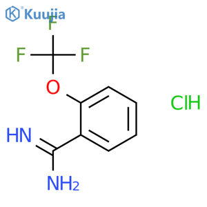 2-(Trifluoromethoxy)benzamidine Hydrochloride structure