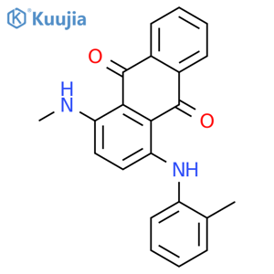 9,10-Anthracenedione,1-(methylamino)-4-[(4-methylphenyl)amino]- structure