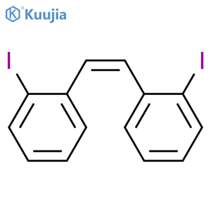 1-iodo-2-[2-(2-iodophenyl)vinyl]benzene structure