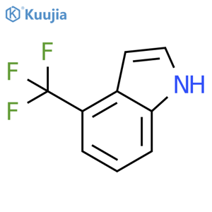 4-(Trifluoromethyl)-1H-indole structure