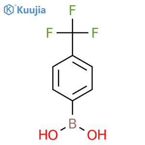 [4-(trifluoromethyl)phenyl]boronic acid structure