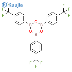 Boroxin, tris[4-(trifluoromethyl)phenyl]- structure