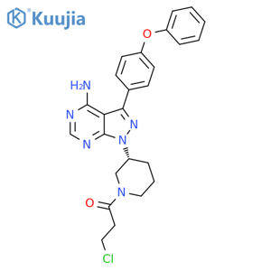 (R)-N-Desacryloyl N-3-Propionyl Ibrutinib structure