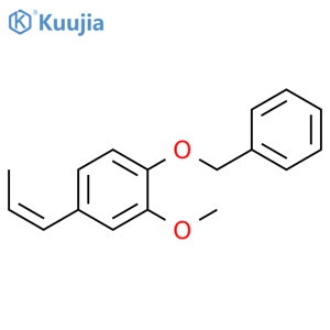 Benzene, 2-methoxy-1-(phenylmethoxy)-4-(1-propenyl)-, (Z)- (9CI) structure