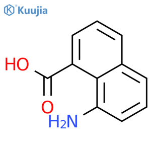 8-aminonaphthalene-1-carboxylic acid structure