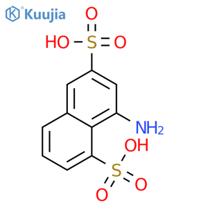 8-Aminonaphthalene-1,6-disulfonic acid structure