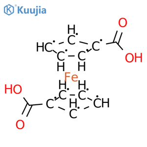 1,1'-Ferrocenedicarboxylic acid structure