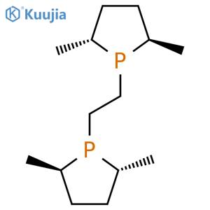 Phospholane,1,1'-(1,2-ethanediyl)bis[2,5-dimethyl-, (2R,2'R,5R,5'R)- structure