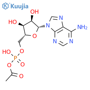 5'-Adenylic acid,monoanhydride with acetic acid (6CI,8CI,9CI) structure