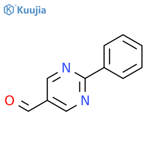 2-phenylpyrimidine-5-carbaldehyde structure