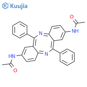 Acetamide,N,N'-(6,12-diphenyldibenzo[b,f][1,5]diazocine-2,8-diyl)bis- (9CI) structure