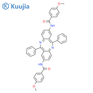 Benzamide,N,N'-(6,12-diphenyldibenzo[b,f][1,5]diazocine-2,8-diyl)bis[4-methoxy- (9CI) structure