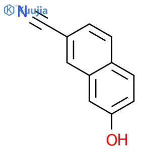 7-hydroxynaphthalene-2-carbonitrile structure