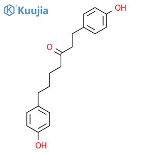 3-Heptanone,1,7-bis(4-hydroxyphenyl)- structure