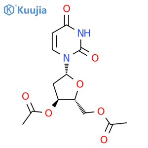 3',5'-Di-O-acetyl-2'-deoxyuridine structure