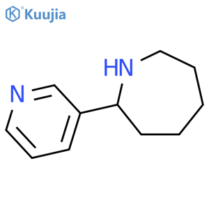 2-(Pyridin-3-yl)azepane structure