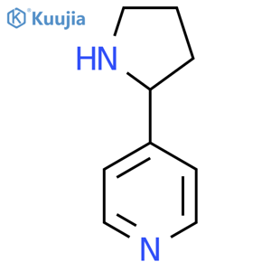 Pyridine,4-(2-pyrrolidinyl)-, (+)- structure