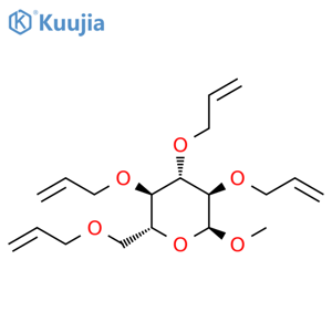 α-D-Glucopyranoside, methyl 2,3,4,6-tetra-O-2-propen-1-yl- structure