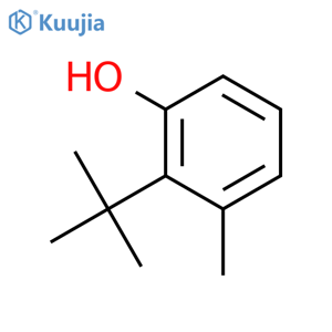 Phenol,2-(1,1-dimethylethyl)-3-methyl- structure