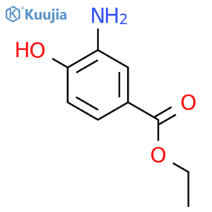 Ethyl 3-amino-4-hydroxybenzoate structure