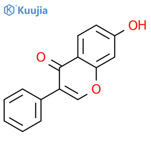 7-Hydroxy-3-phenyl-4H-chromen-4-one structure