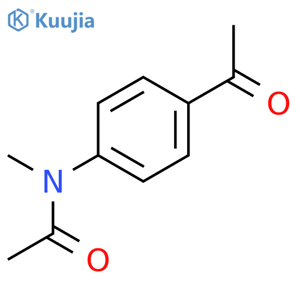 N-(4-Acetylphenyl)-N-methylacetamide structure