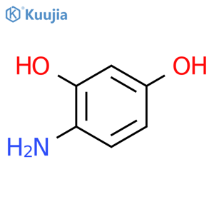 4-Aminobenzene-1,3-diol structure