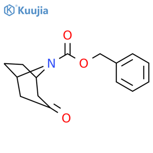 Benzyl 3-oxo-8-azabicyclo[3.2.1]octane-8-carboxylate structure