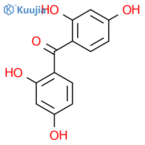 2,2′,4,4′-Tetrahydroxybenzophenone structure