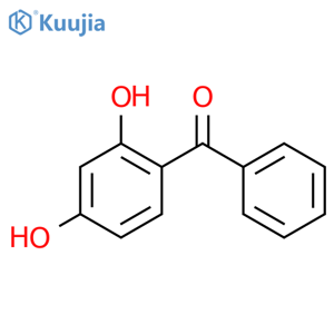 2,4-Dihydroxybenzophenone structure