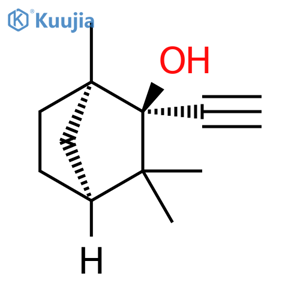 Bicyclo[2.2.1]heptan-2-ol, 2-ethynyl-1,3,3-trimethyl-, (1R,2S,4S)- structure