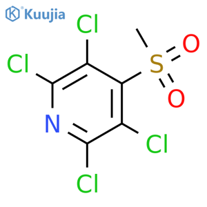 2,3,5,6-Tetrachloro-4-(methylsulfonyl)pyridine structure