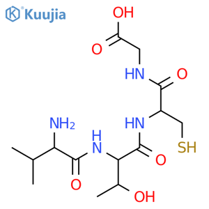 H-Val-Thr-Cys-Gly-OH structure