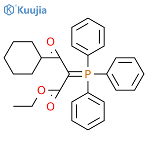 Ethyl 3-cyclohexyl-3-oxo-2-(triphenyl-lambda5-phosphanylidene)propanoate structure