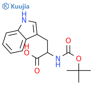 Nα-Boc-L-tryptophan structure