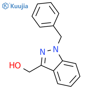 (1-Benzyl-1H-indazol-3-yl)methanol structure