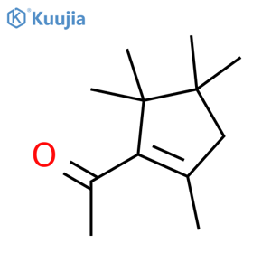 1,3,3,4,4-Pentamethyl-2-acetyl-1-cyclopentene structure