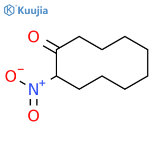 Cyclodecanone, 2-nitro- structure