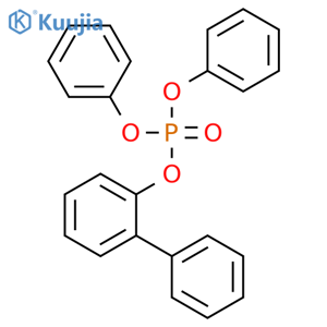 2-Biphenylyl diphenyl phosphate structure