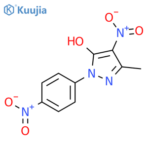 3-Methyl-4-nitro-1-(4-nitrophenyl)-1H-pyrazol-5-ol structure