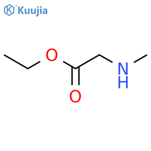 Ethyl 2-(methylamino)acetate structure
