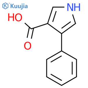 4-Phenyl-1H-pyrrole-3-carboxylic acid structure