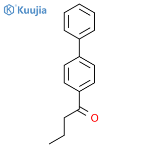 1-1,1'-Biphenyl-4-yl-1-butanone structure