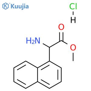 methyl 2-amino-2-(naphthalen-1-yl)acetate hydrochloride structure