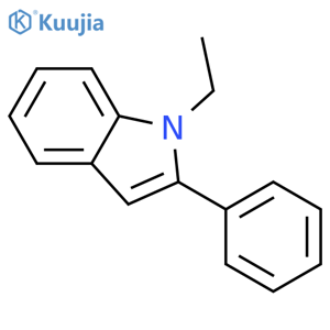 1-Ethyl-2-phenylindole structure